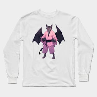 Kawaii Style Karate Master Bat Long Sleeve T-Shirt